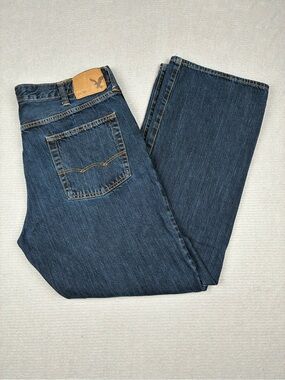 American Eagle Outfitters Classic Bootcut Indigo Jeans Mens Tagged 38x34 Y2k